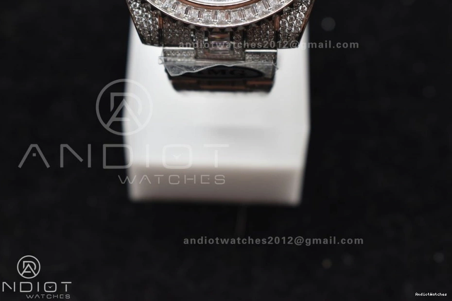 SS Submariner Dial Blue On VR Edition AMGF Best Full On Chic 1149 Diamonds 40mm Bracelet 1202